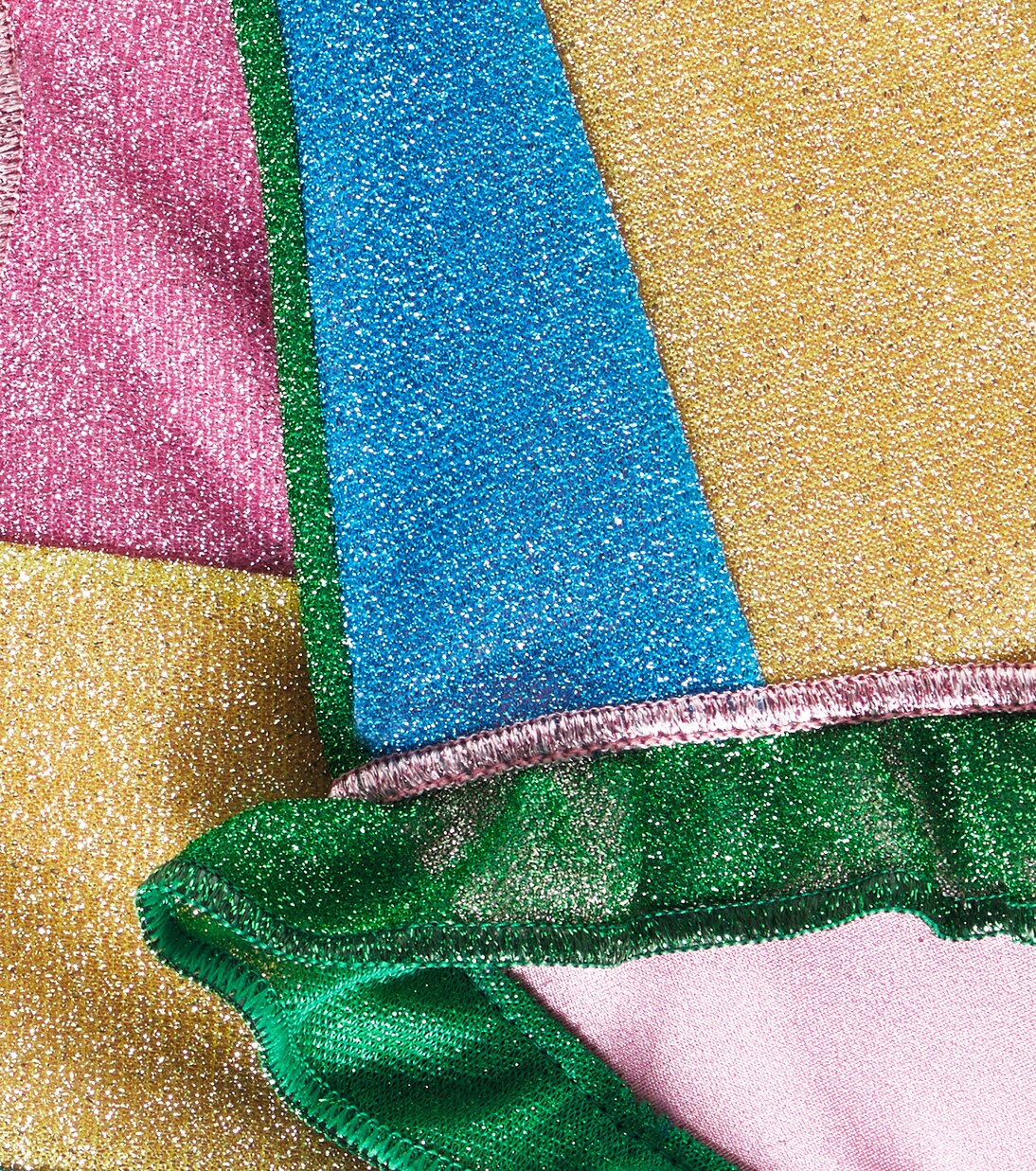 Lumière striped lamé swimsuit | Oséree Kids