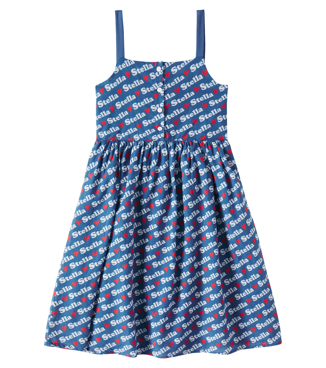 Bedrucktes Kleid aus Baumwolle | Stella McCartney Kids