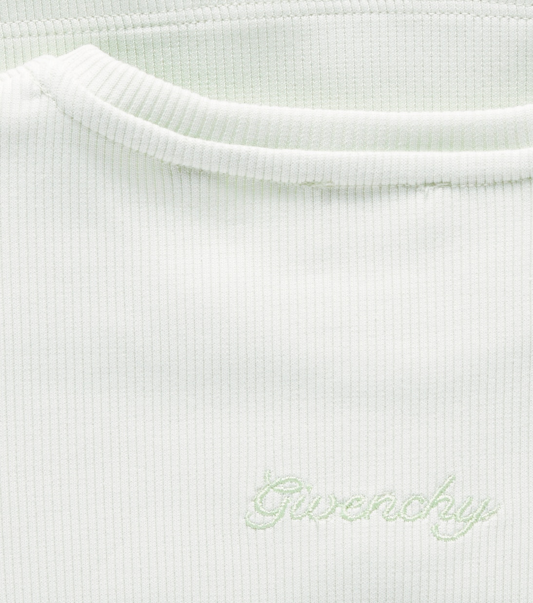 T-shirt in cotone a coste con logo | Givenchy Kids
