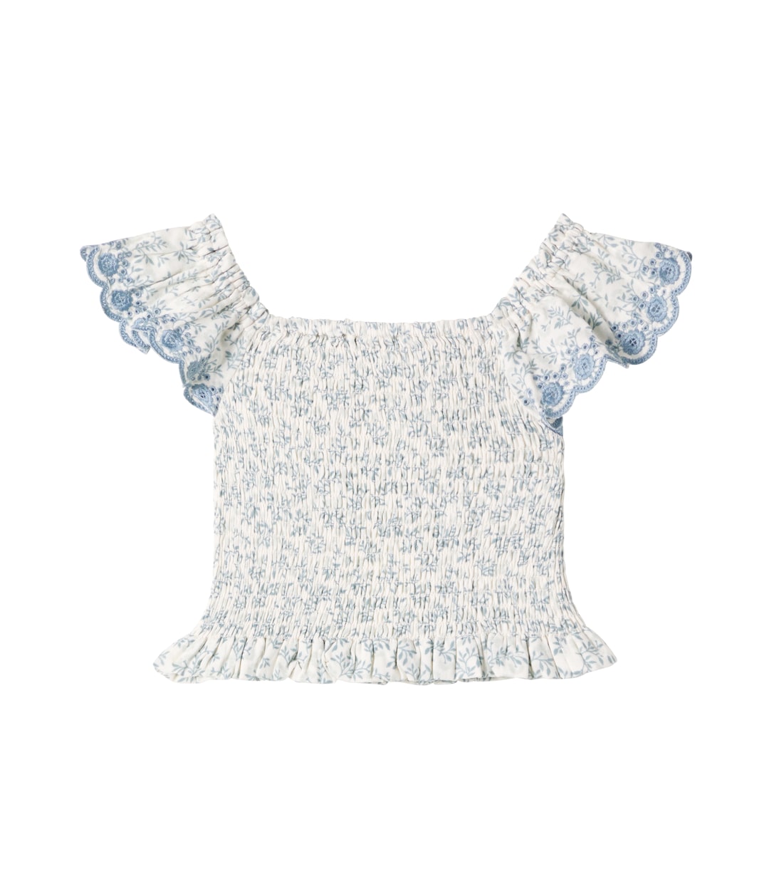 Top Zayla en coton à fleurs | Rylee + Cru