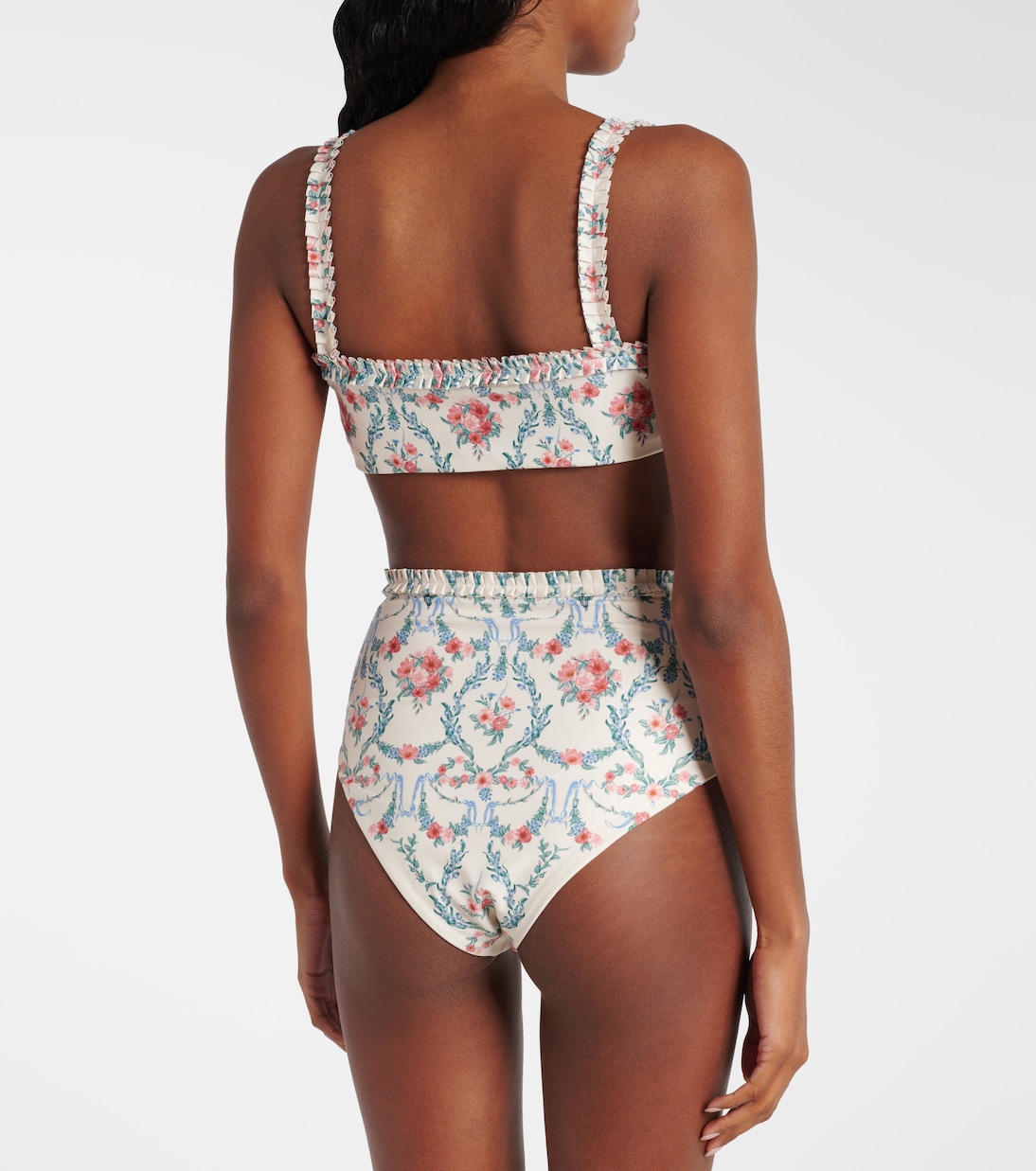 Top de bikini Olmo Mosqueta estampado | Agua by Agua Bendita