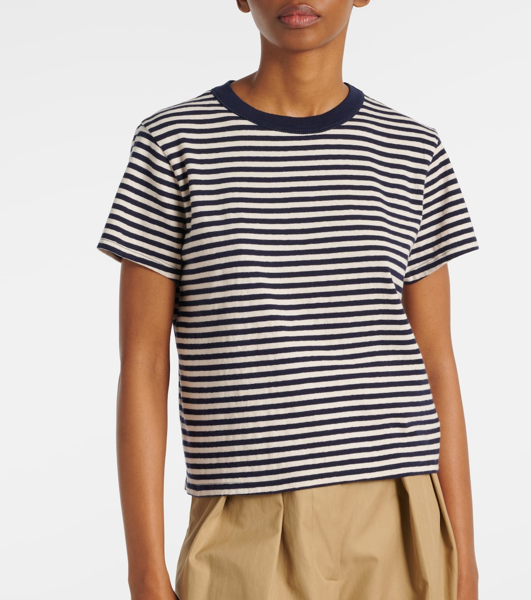 Camiseta Tash de algodón a rayas | Velvet