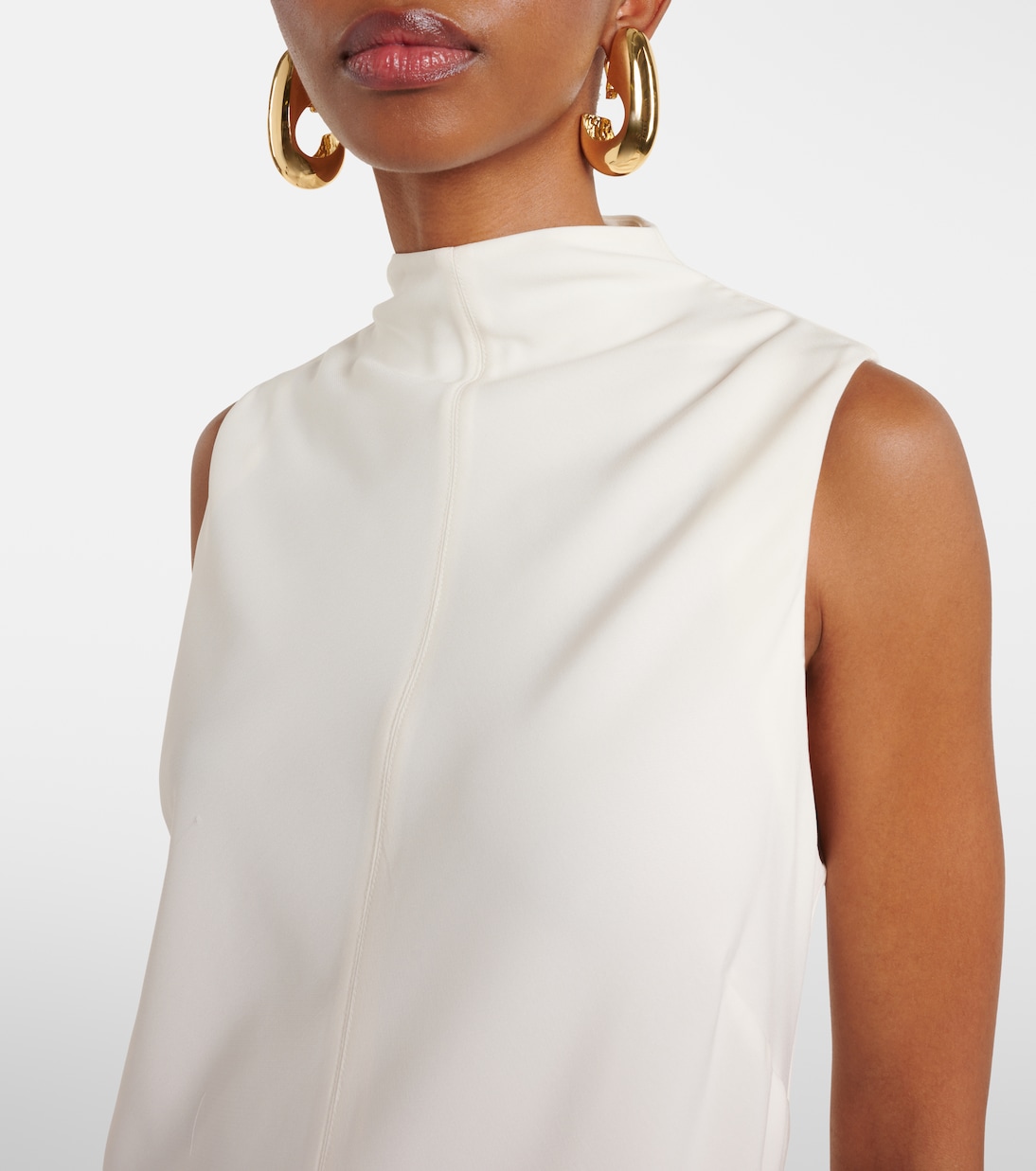 Robe longue Araya en crêpe | Staud