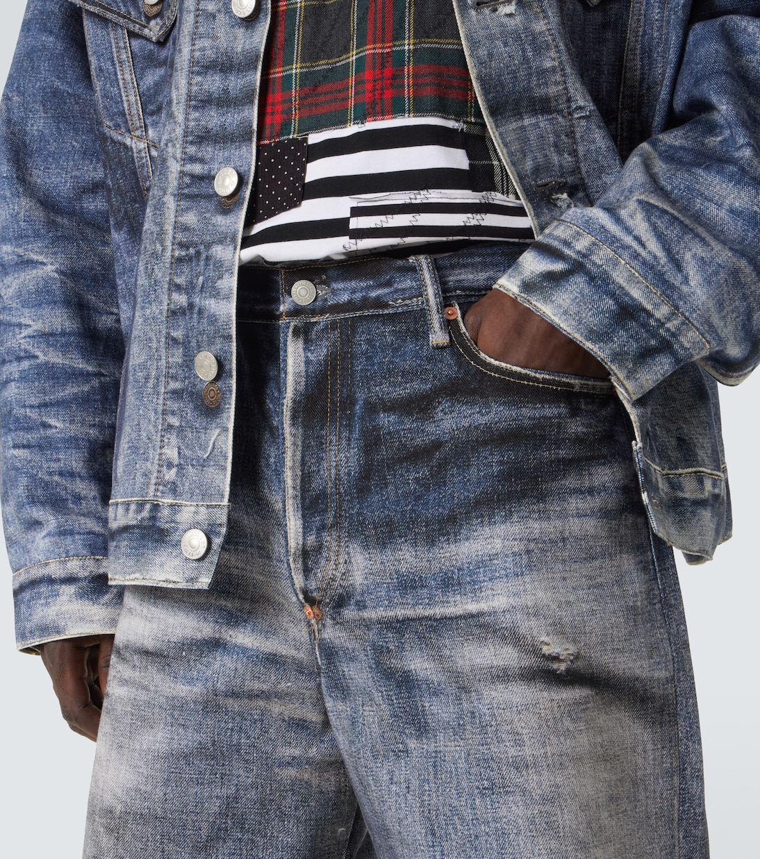 X Levi's® High-Rise Flared Jeans | Junya Watanabe