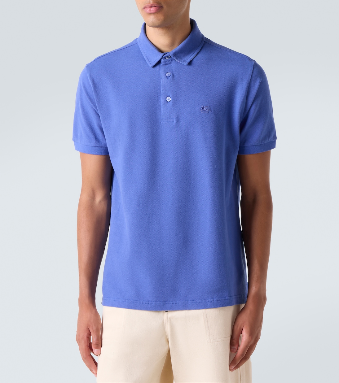 Pegaso cotton piqué polo shirt | Etro