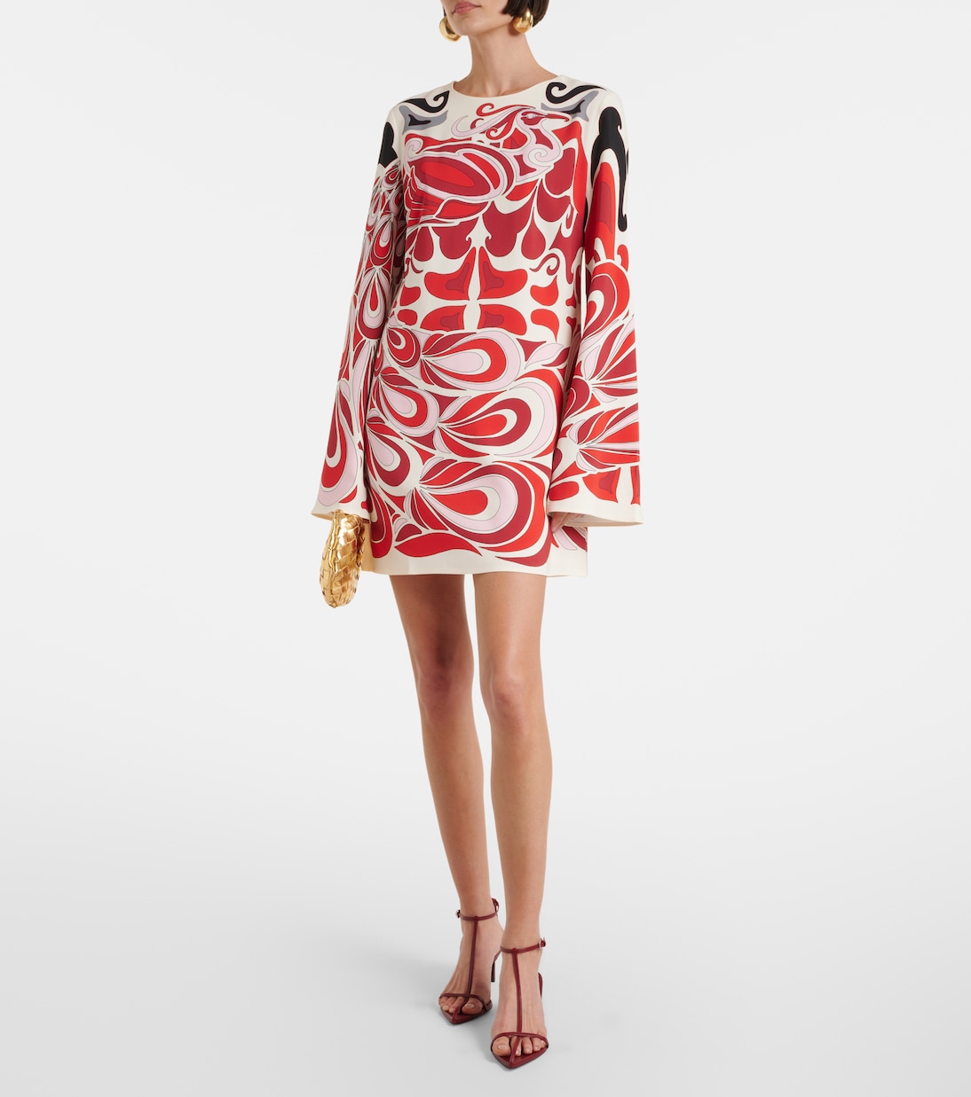 Mini Supremes printed satin minidress | La DoubleJ