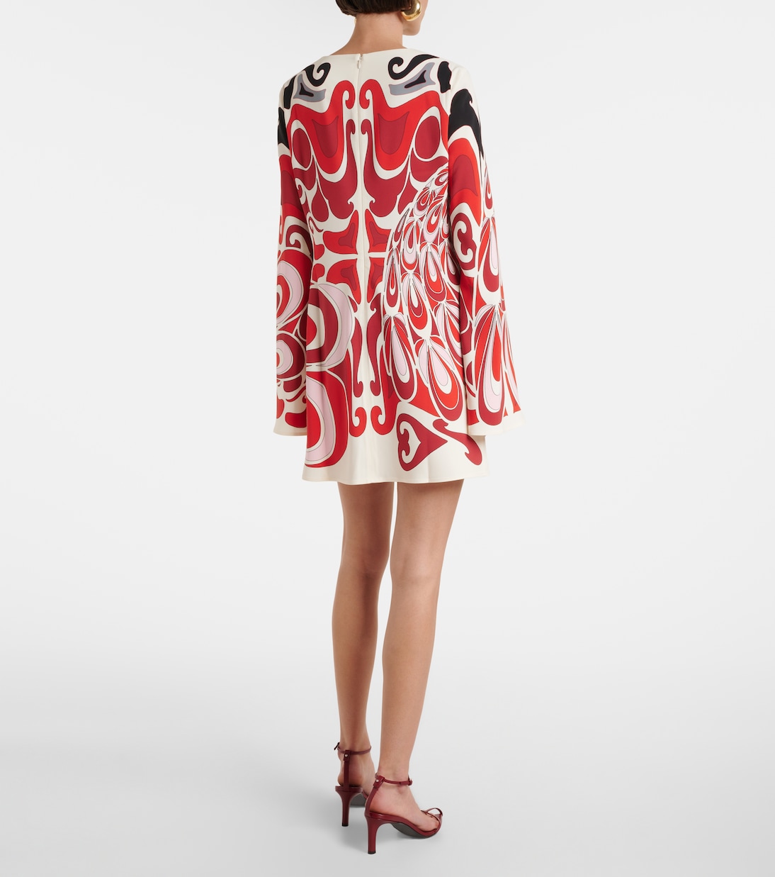 Mini Supremes printed satin minidress | La DoubleJ