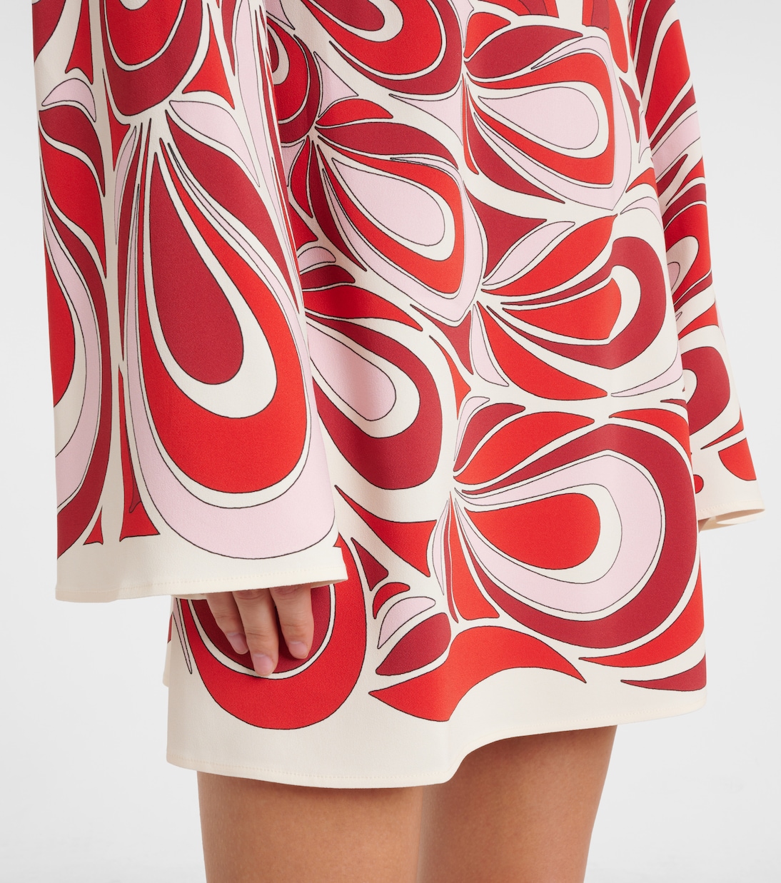 Mini Supremes printed satin minidress | La DoubleJ