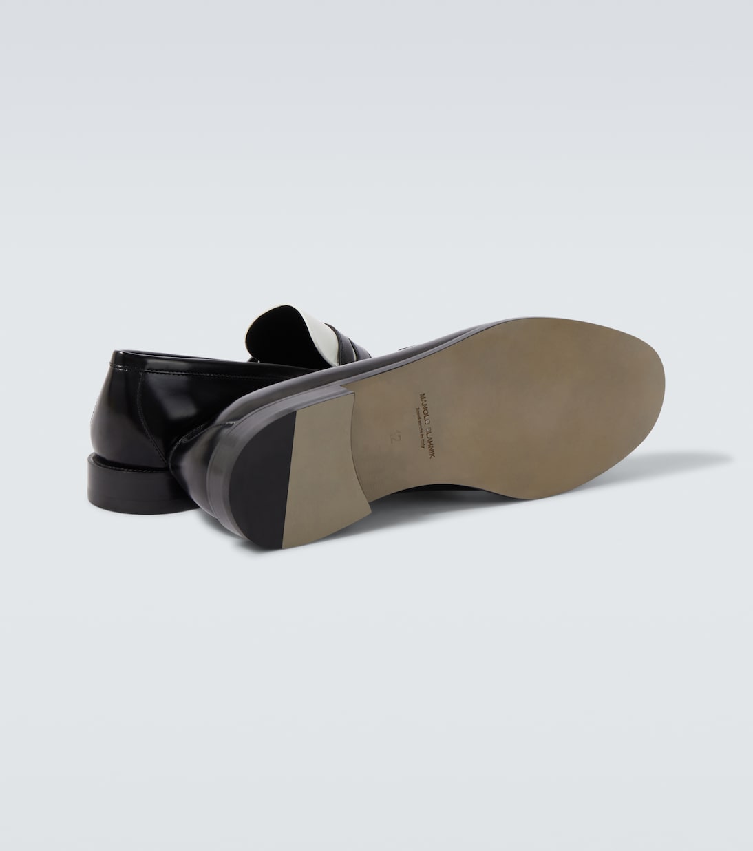 Perry leather penny loafers | Manolo Blahnik
