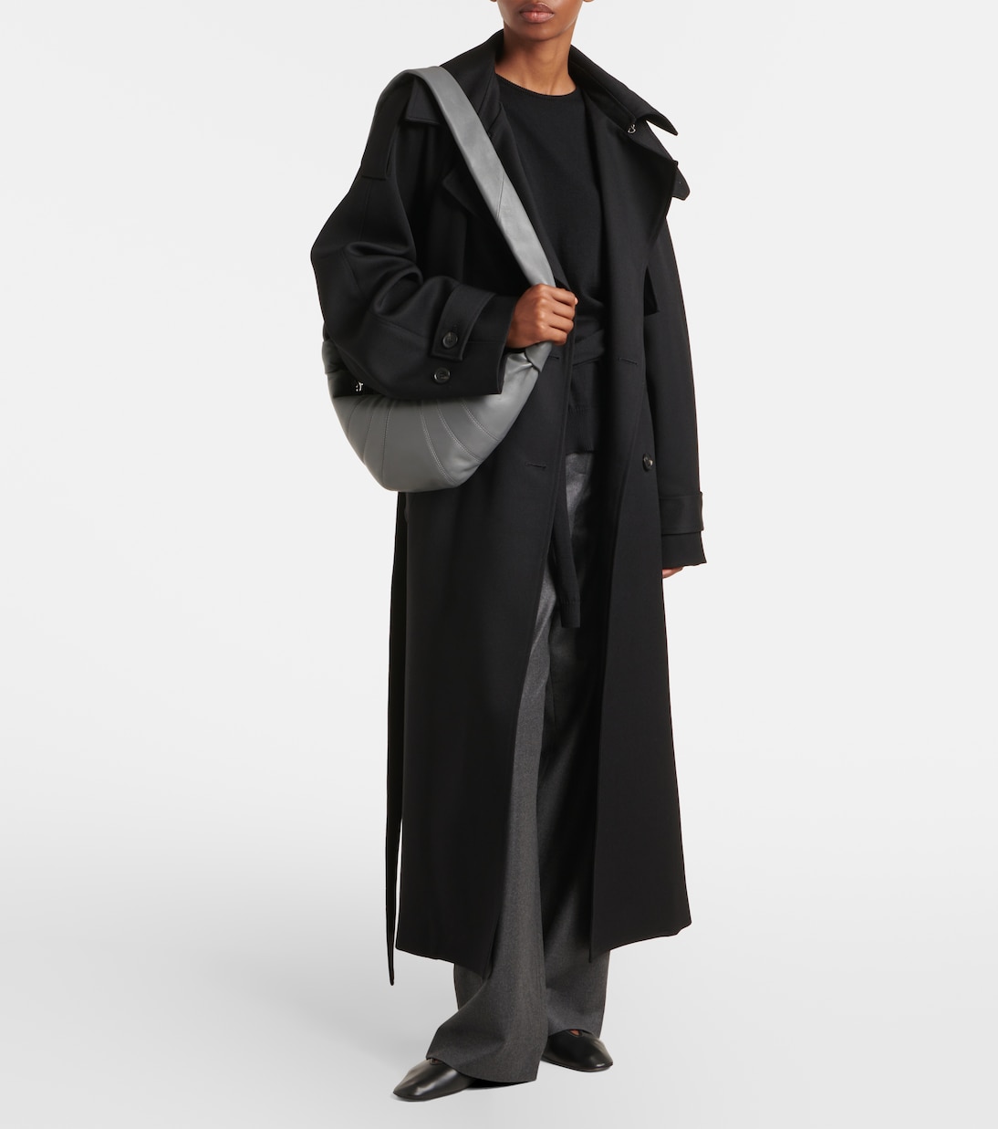 Bolso al hombro Croissant Small de piel | Lemaire