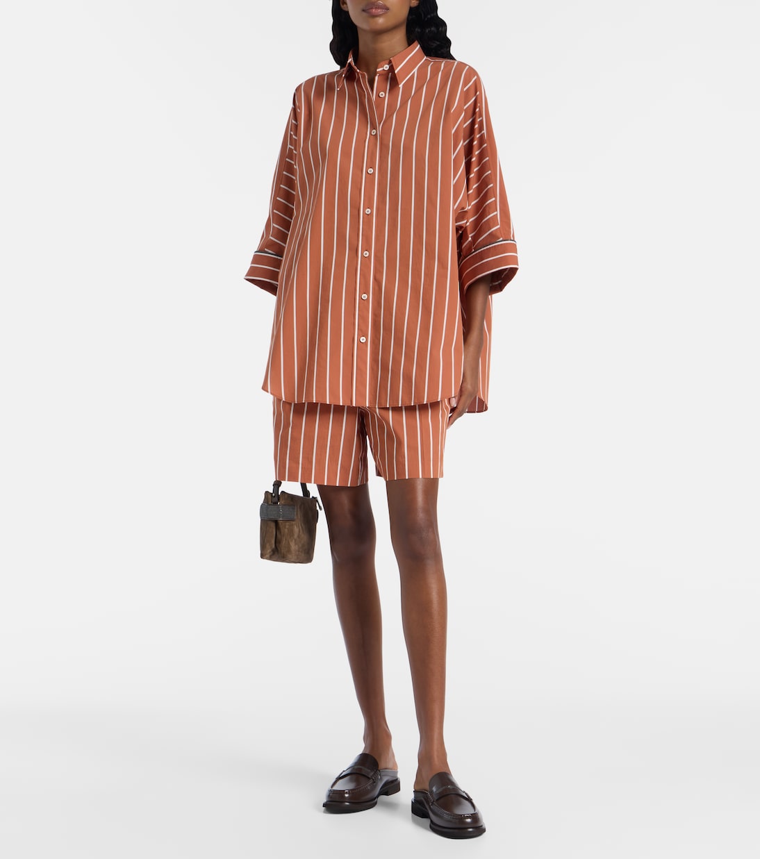 Mules Monili en cuir | Brunello Cucinelli