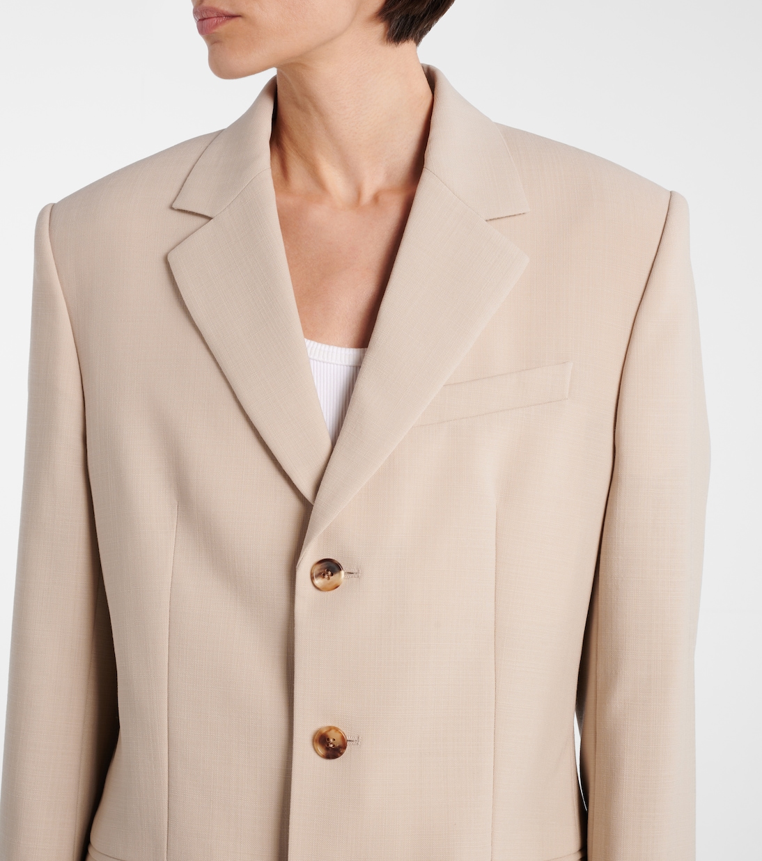 Virgin wool blazer | Wardrobe.NYC