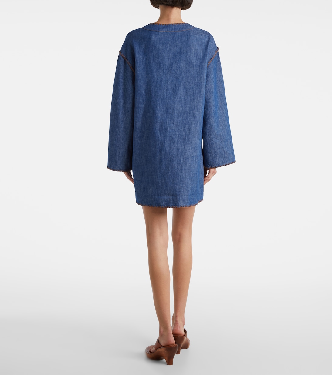 Abito corto di jeans Ascension | Zimmermann