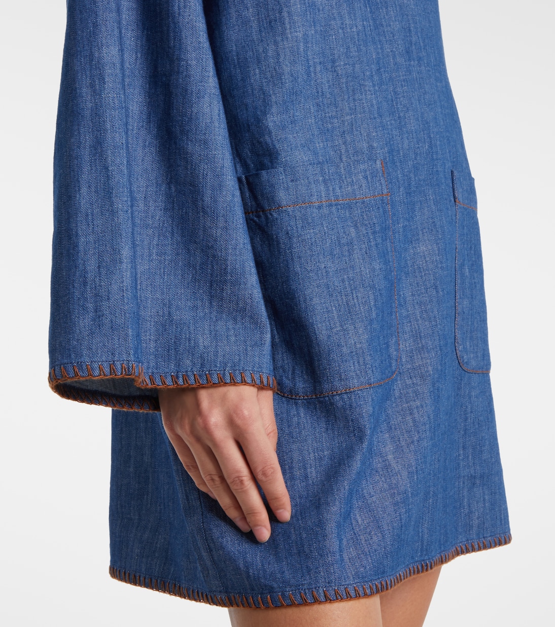 Abito corto di jeans Ascension | Zimmermann