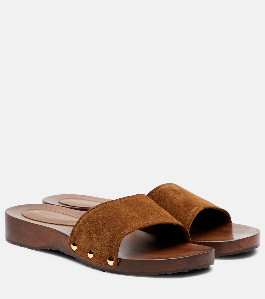 Mules Riviera en daim | Gianvito Rossi