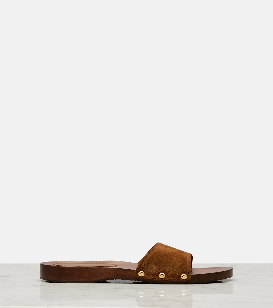 Mules Riviera en daim | Gianvito Rossi