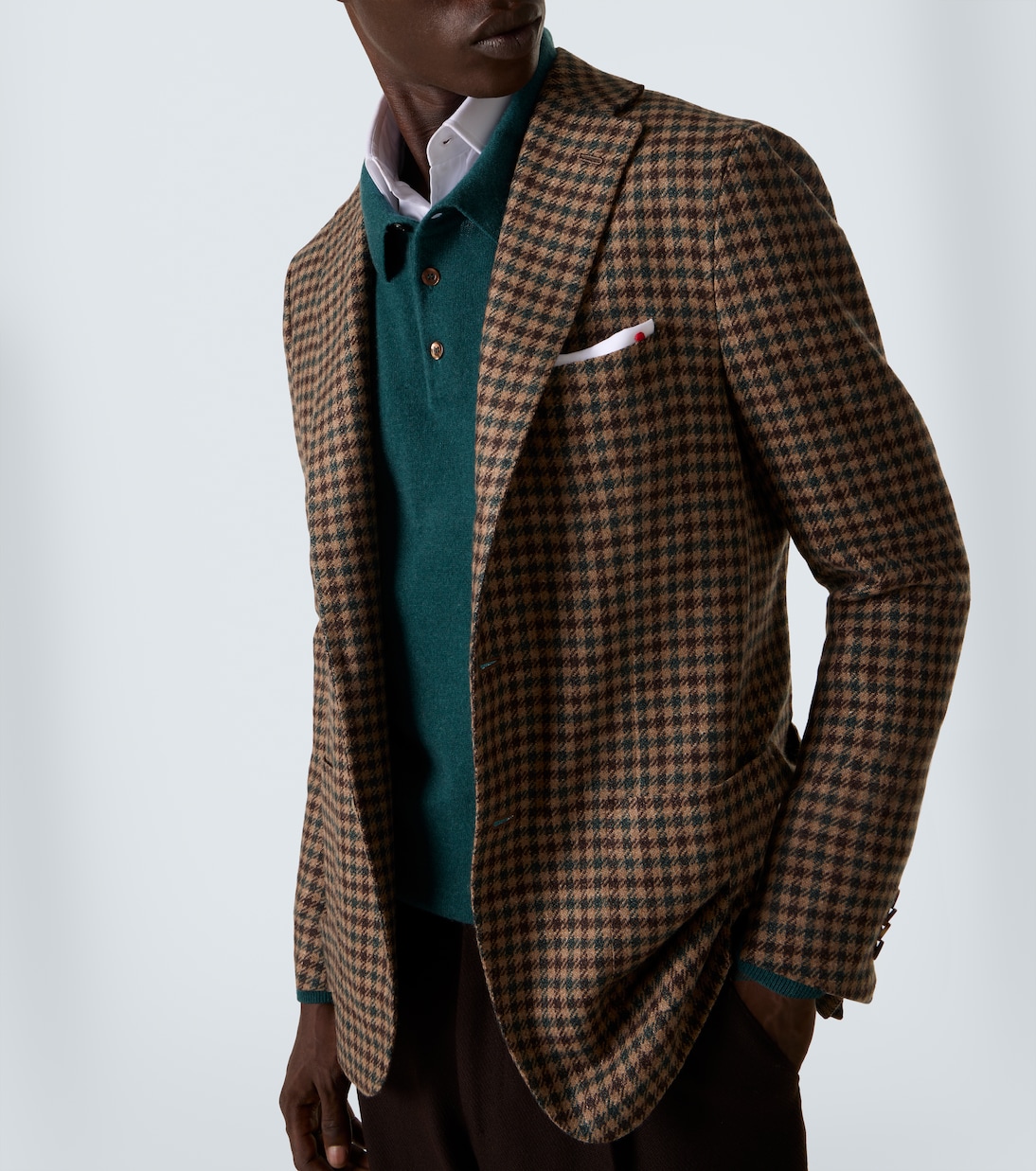 Blazer aus Wolle, Seide und Leinen | Kiton