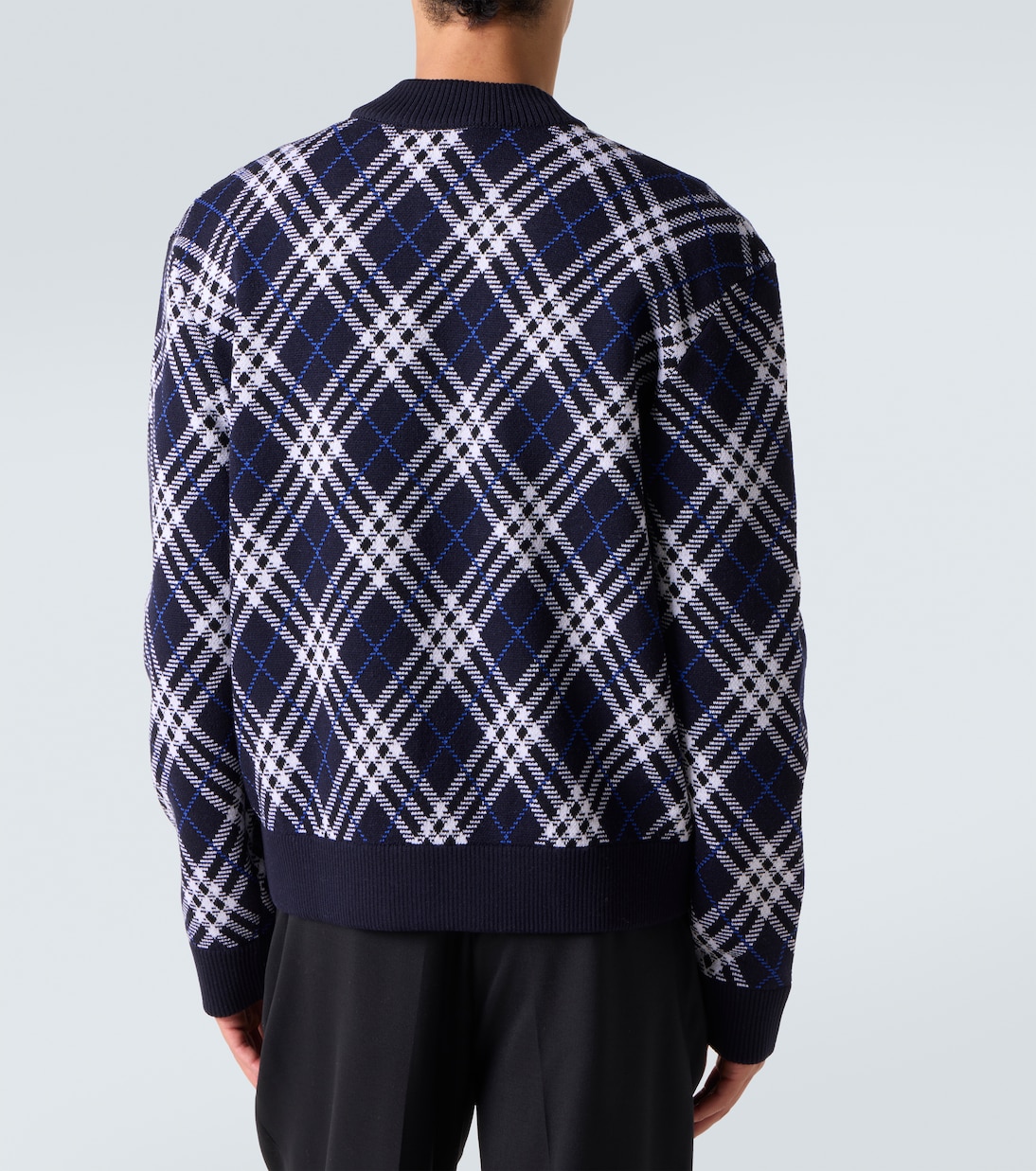 Burberry Check wool-blend blouson | Burberry
