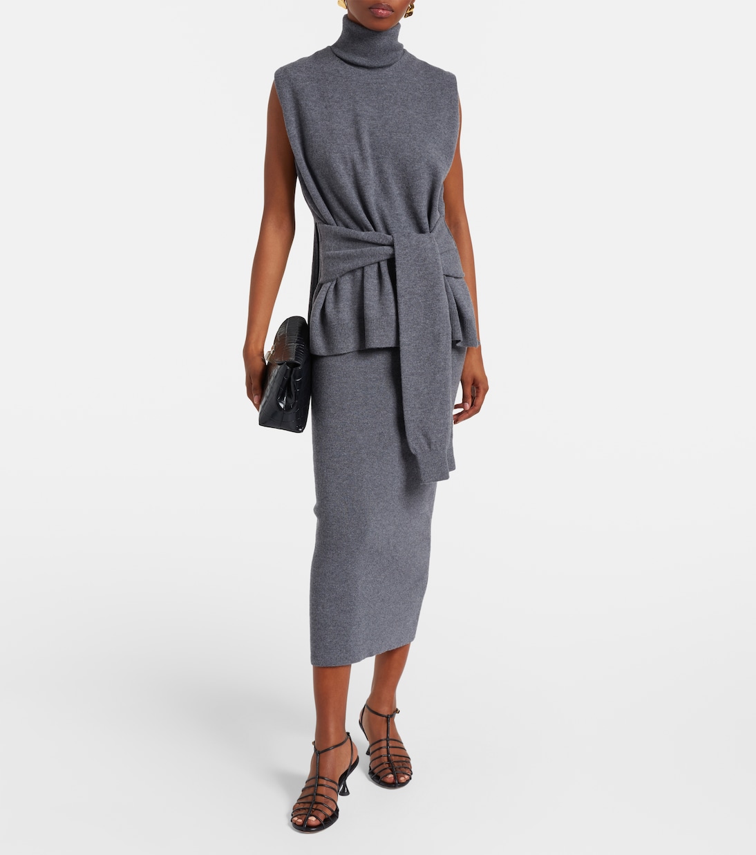 Layered wool and cashmere-blend maxi dress | Róhe