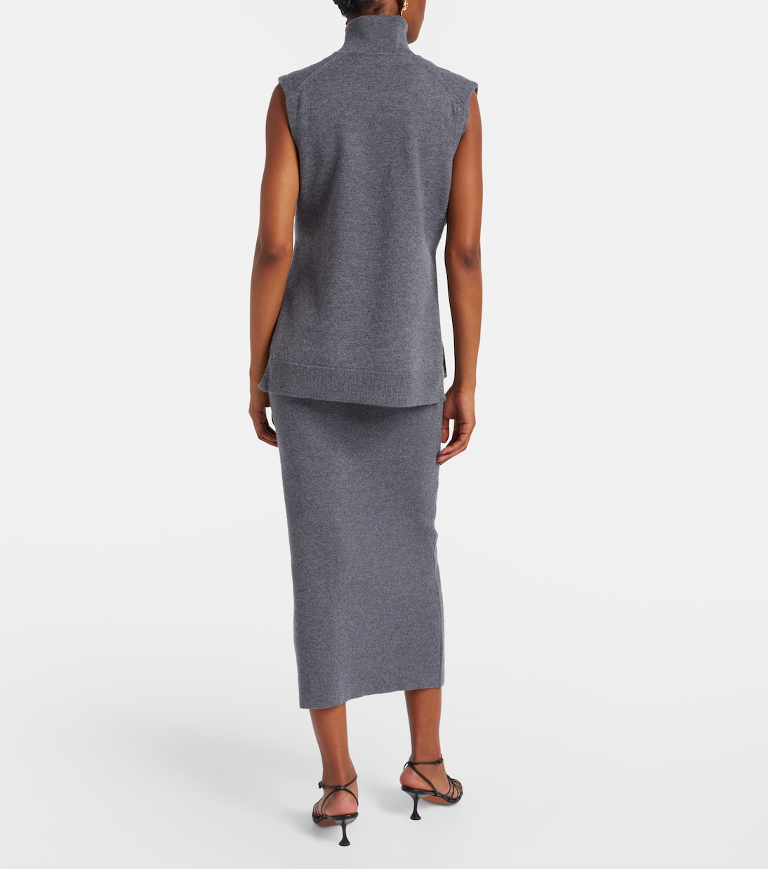 Layered wool and cashmere-blend maxi dress | Róhe