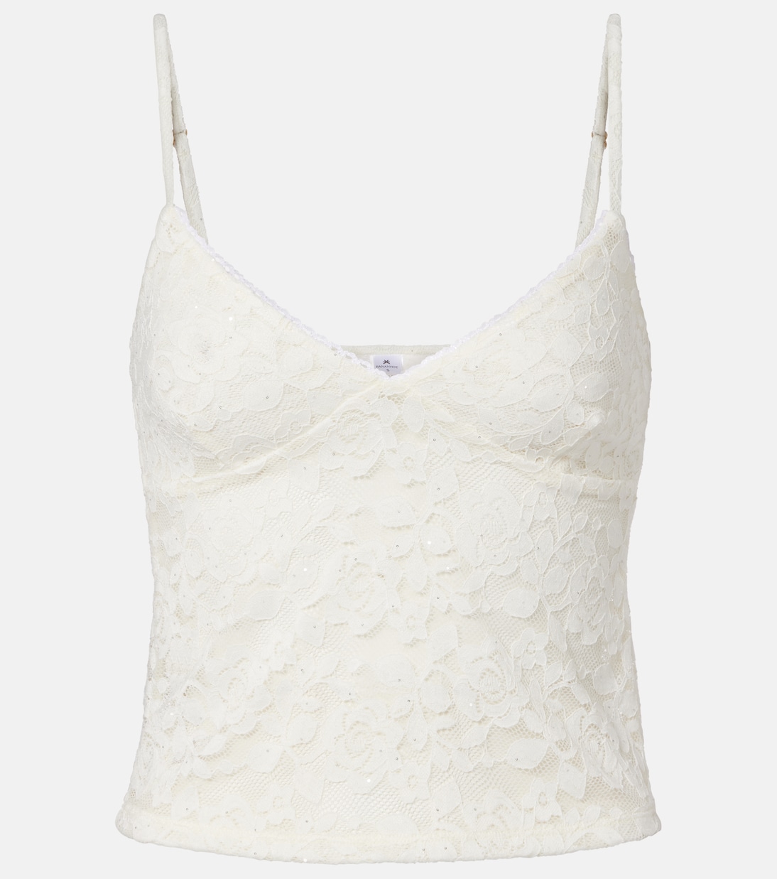 Top en dentelle à fleurs | Bananhot