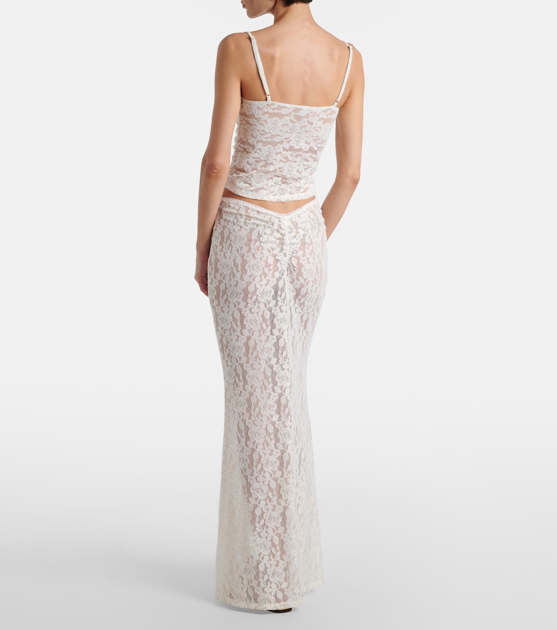 Top en dentelle à fleurs | Bananhot