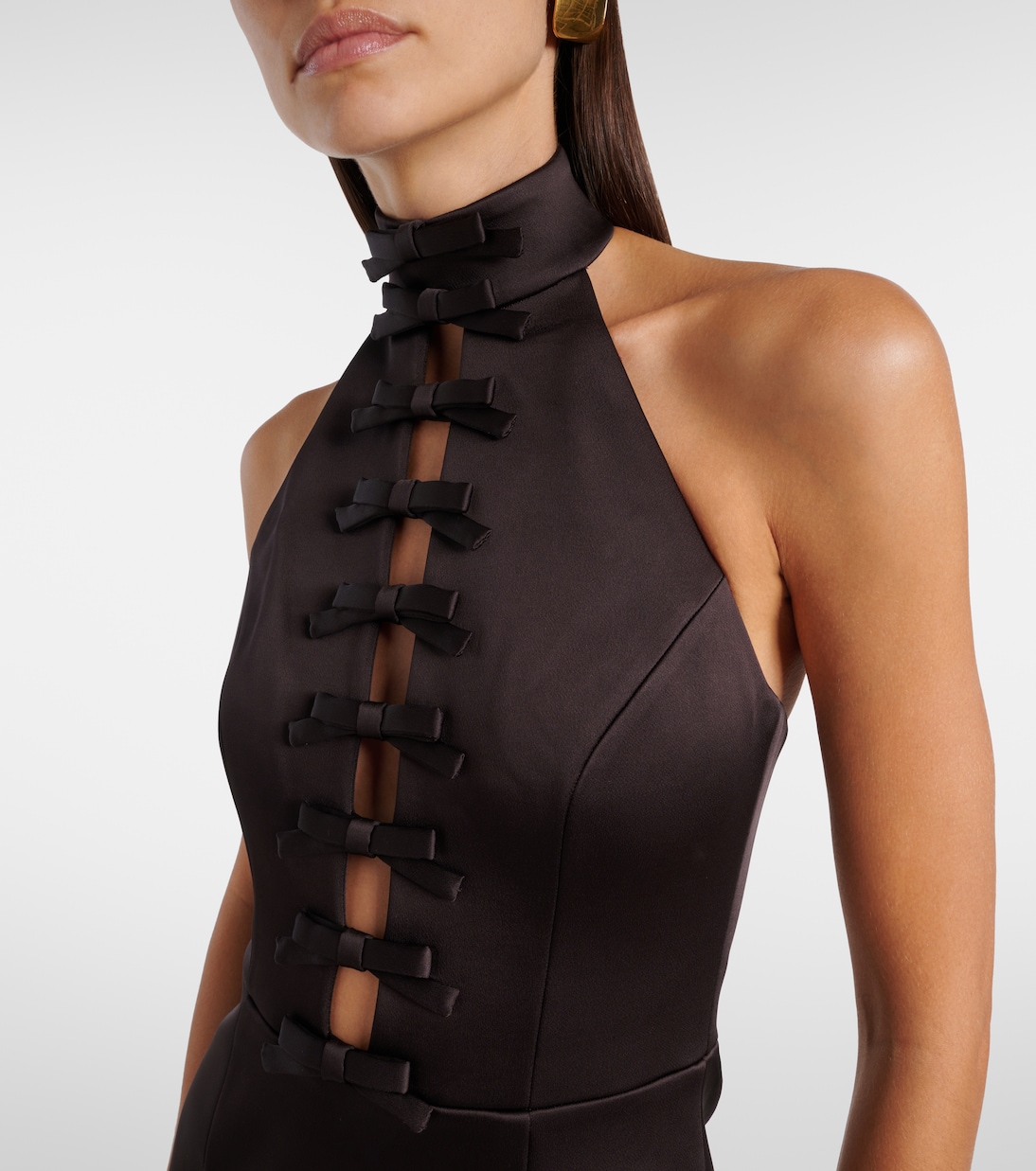 Vestido corto con lazos | Rebecca Vallance