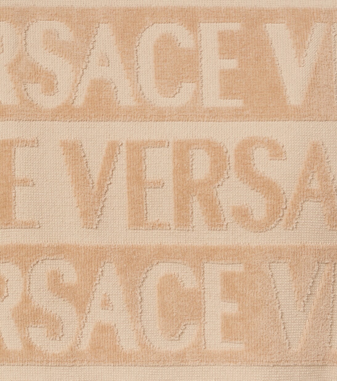 Versace Allover cotton terry bathrobe | Versace Home