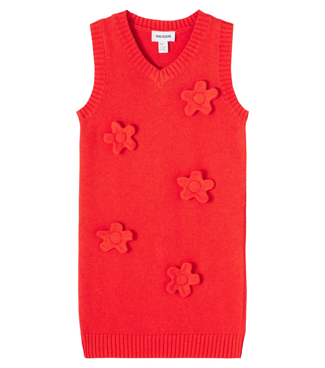 Kleid aus Baumwolle und Wolle | Mini Rodini