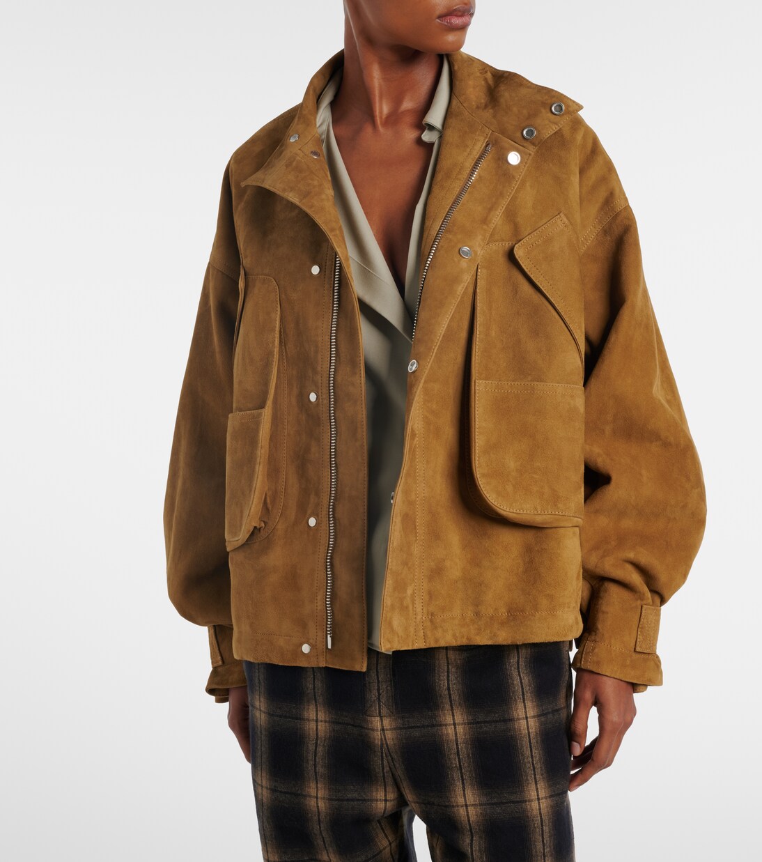 Bomber in suede | The Attico