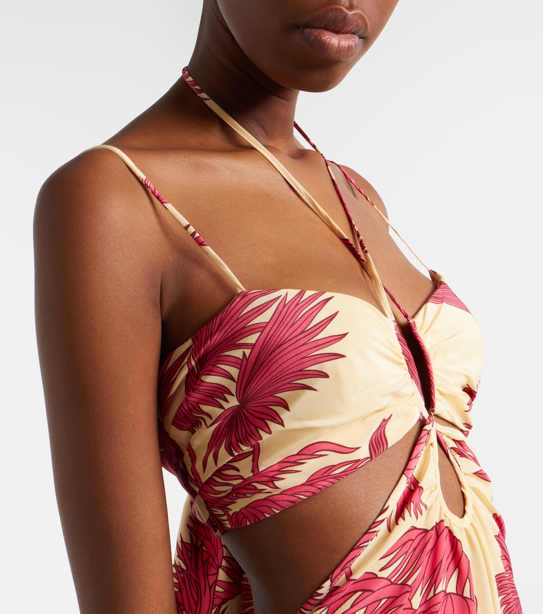 Andalusian Rhythms printed silk maxi dress | Johanna Ortiz