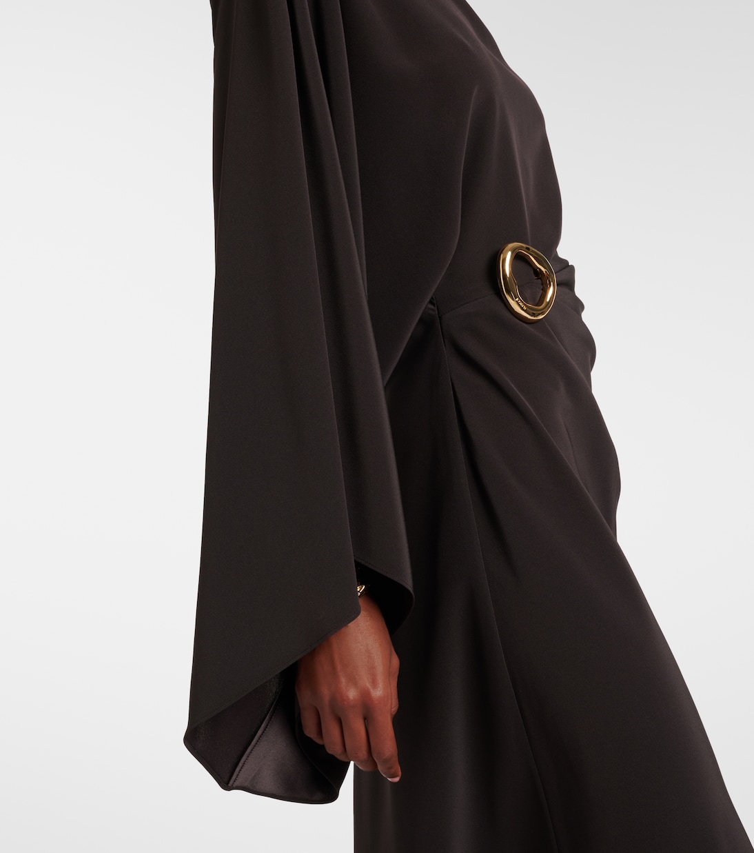 Joya satin twill midi dress | Joseph