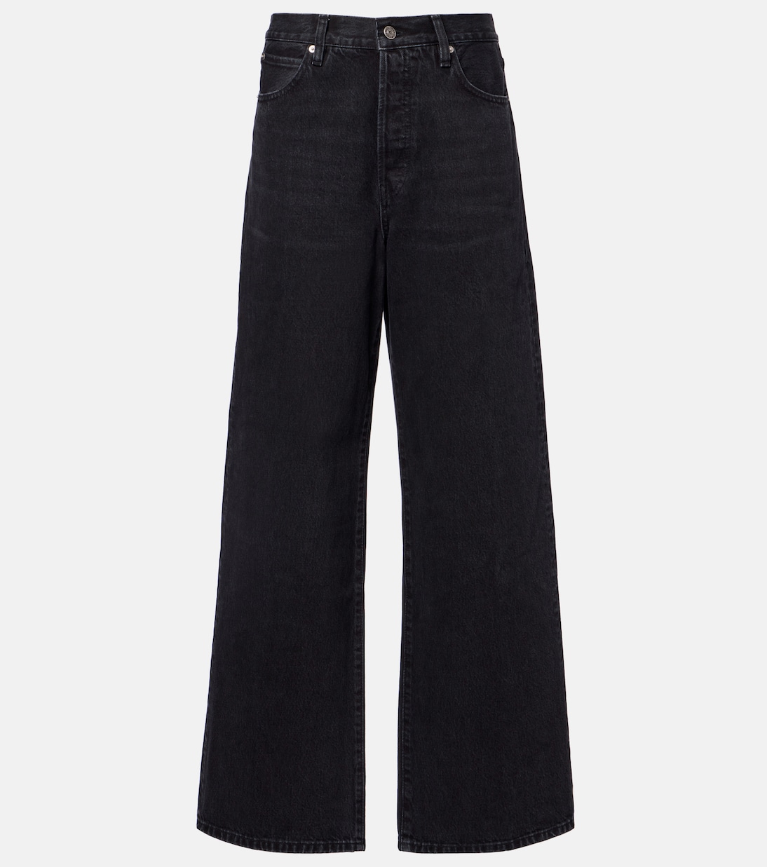 The Collegiate mid-rise wide-leg jeans | Frame