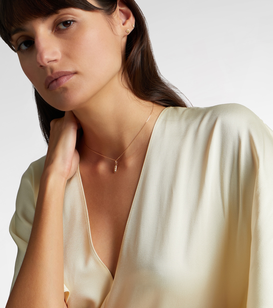 Halskette aus 14kt Gelbgold mit Diamanten | Stone and Strand