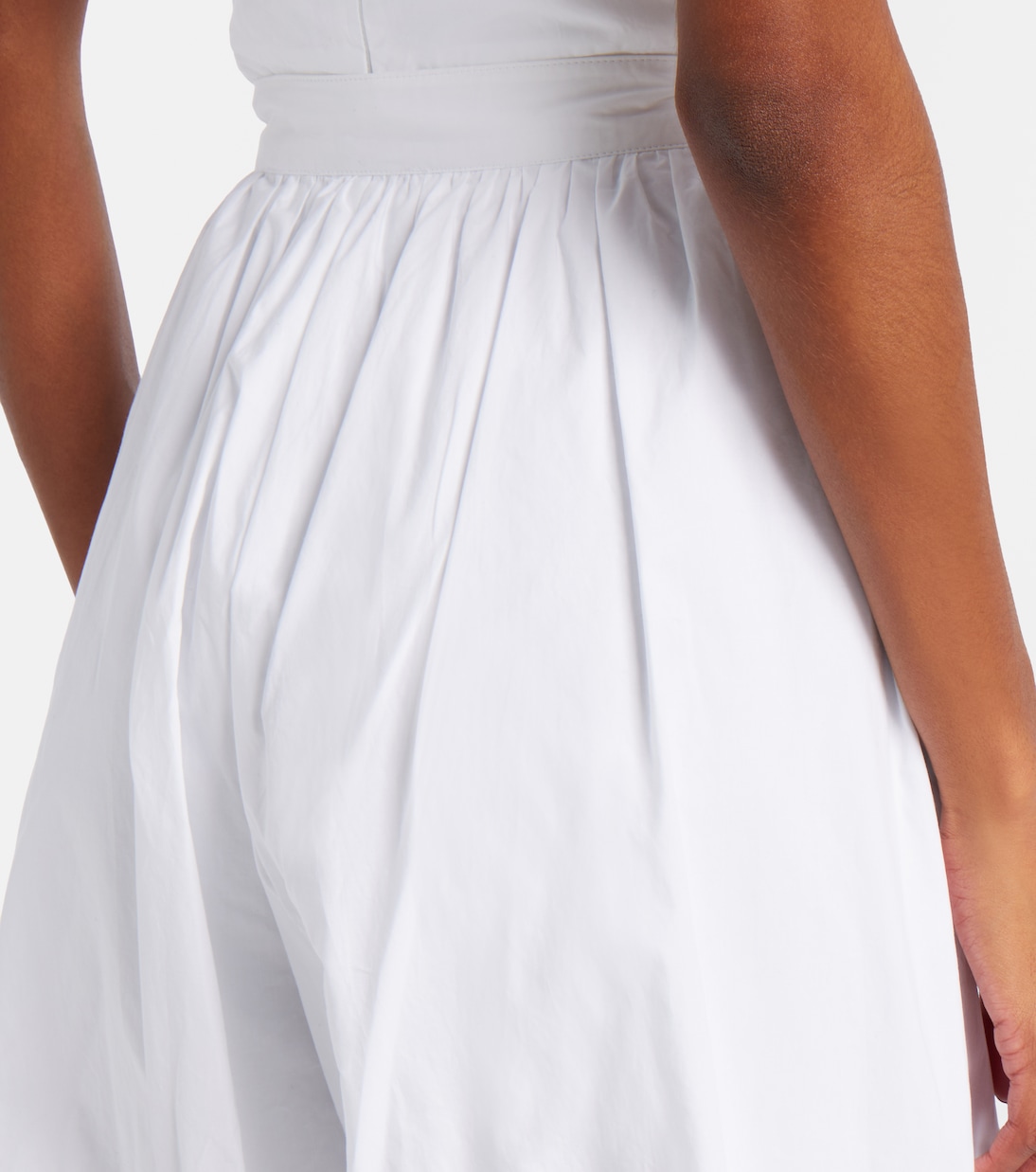 Nicola high-rise cotton poplin balloon pants | Rotate