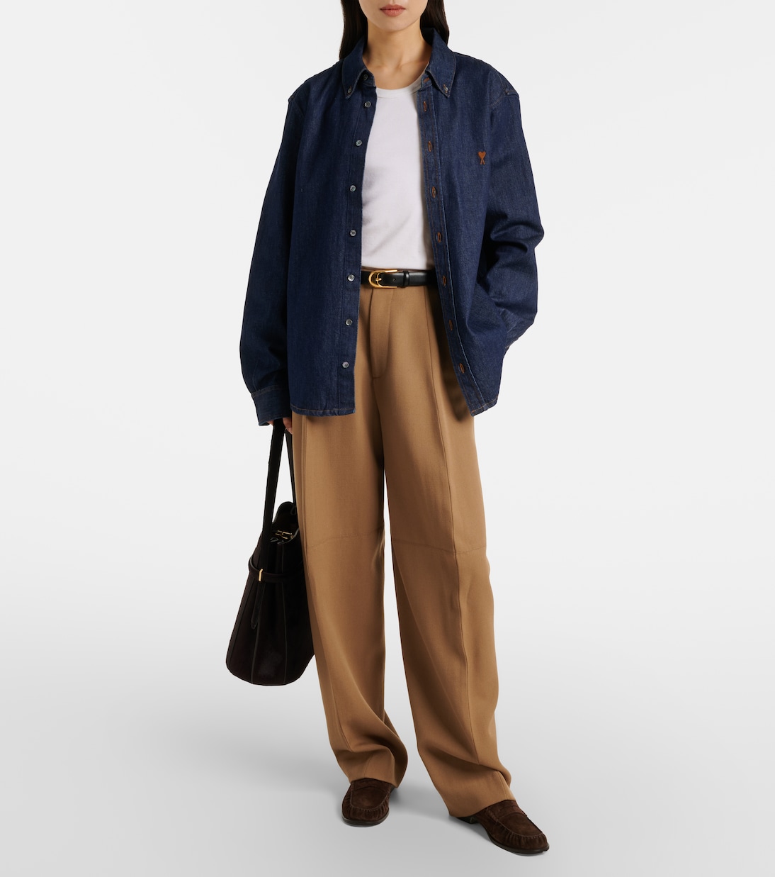 Ami De Cœur denim shirt | Ami Paris