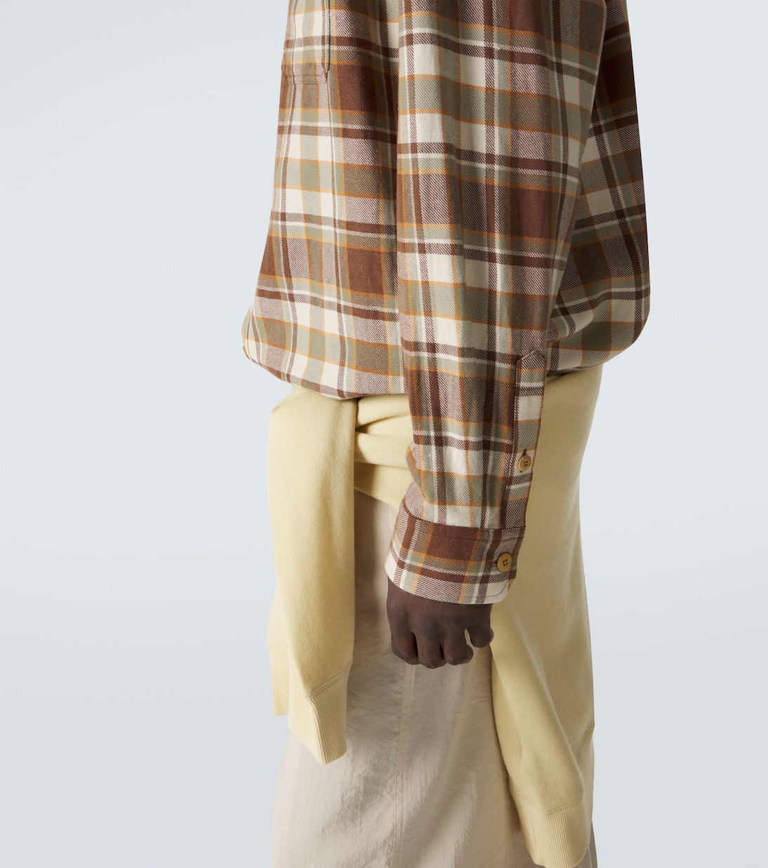 Lumber plaid wool and linen shirt | Visvim