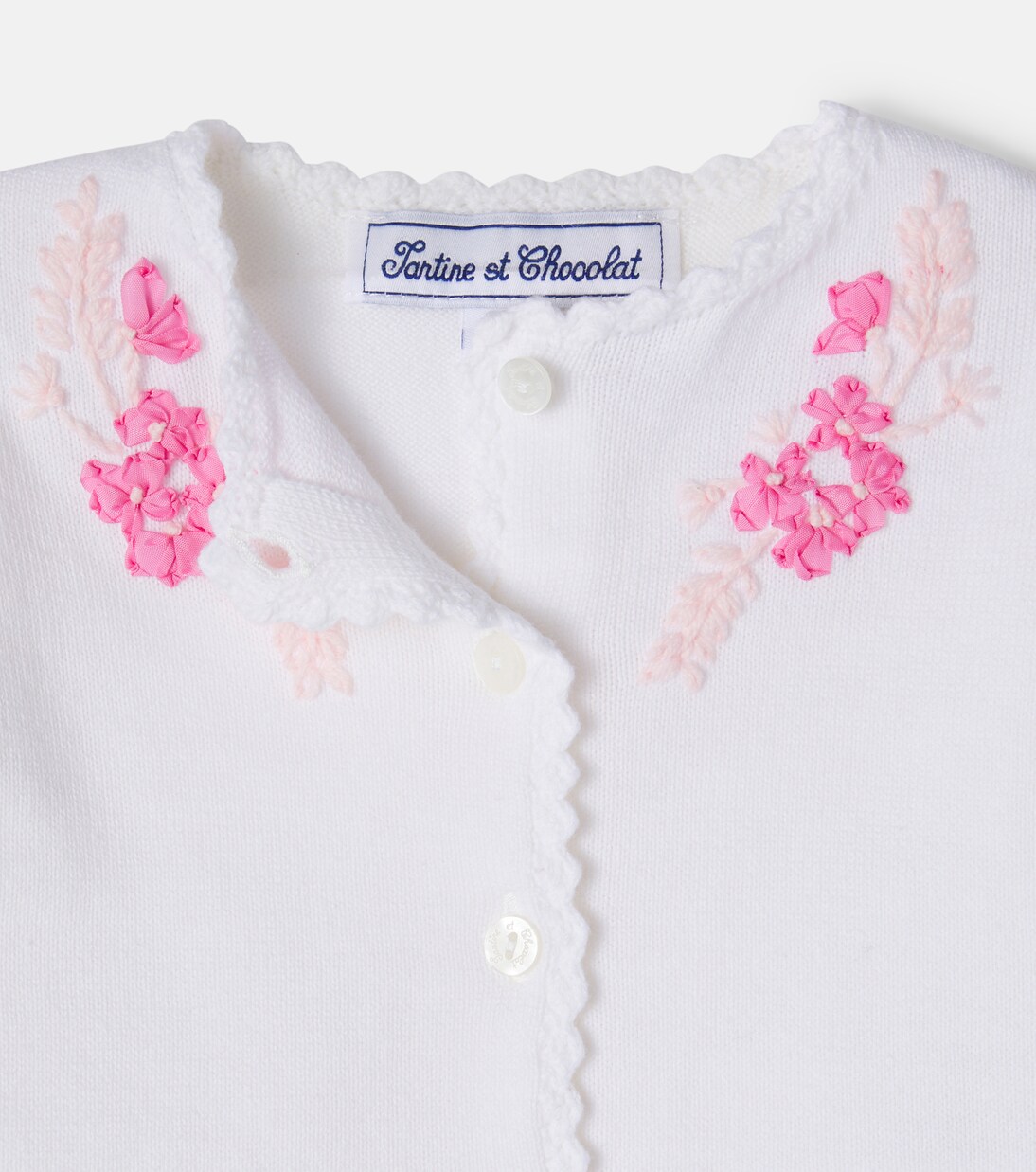Baby embroidered cardigan | Tartine et Chocolat