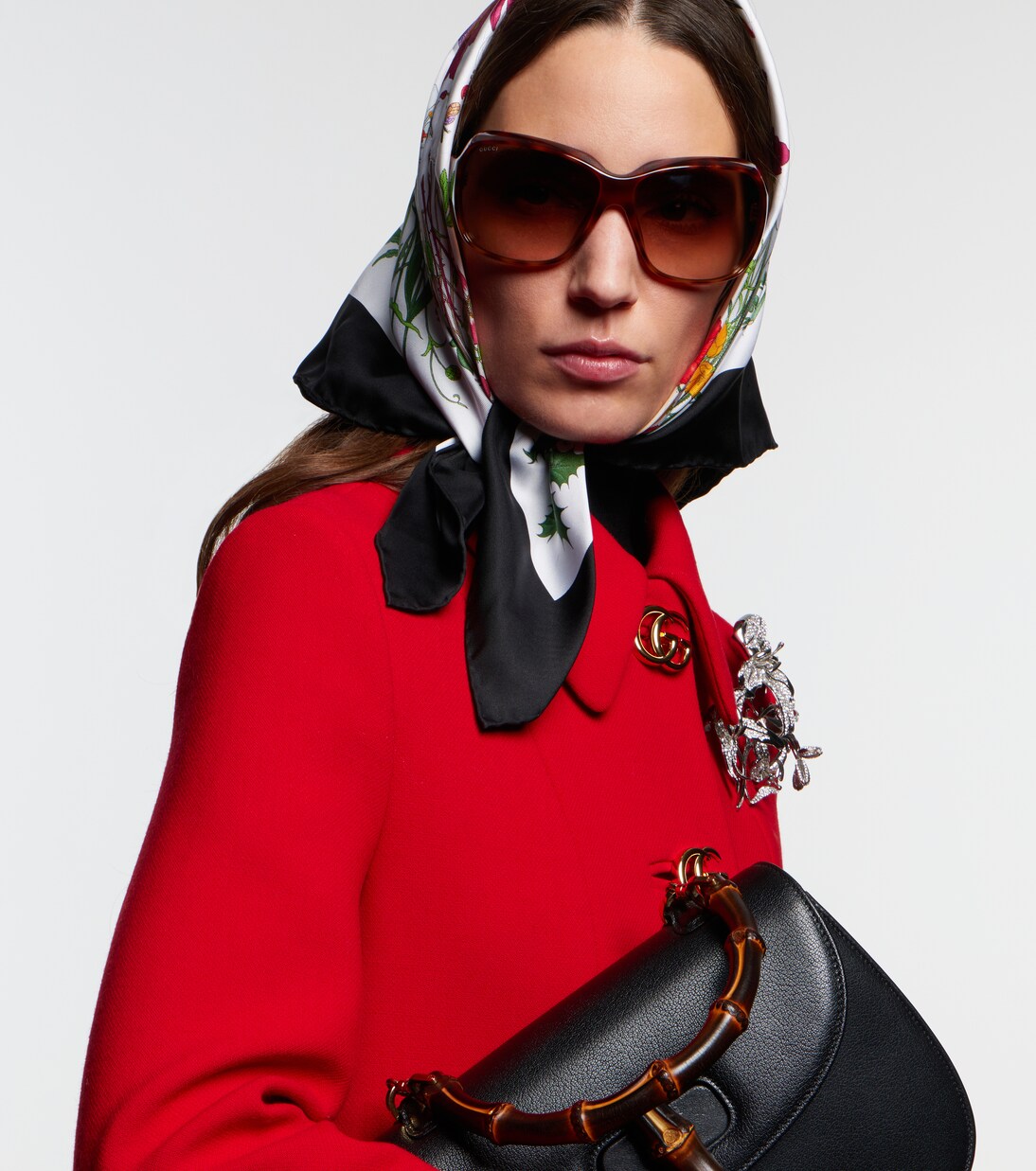 نظارات شمسية مربعة Gucci Script | Gucci