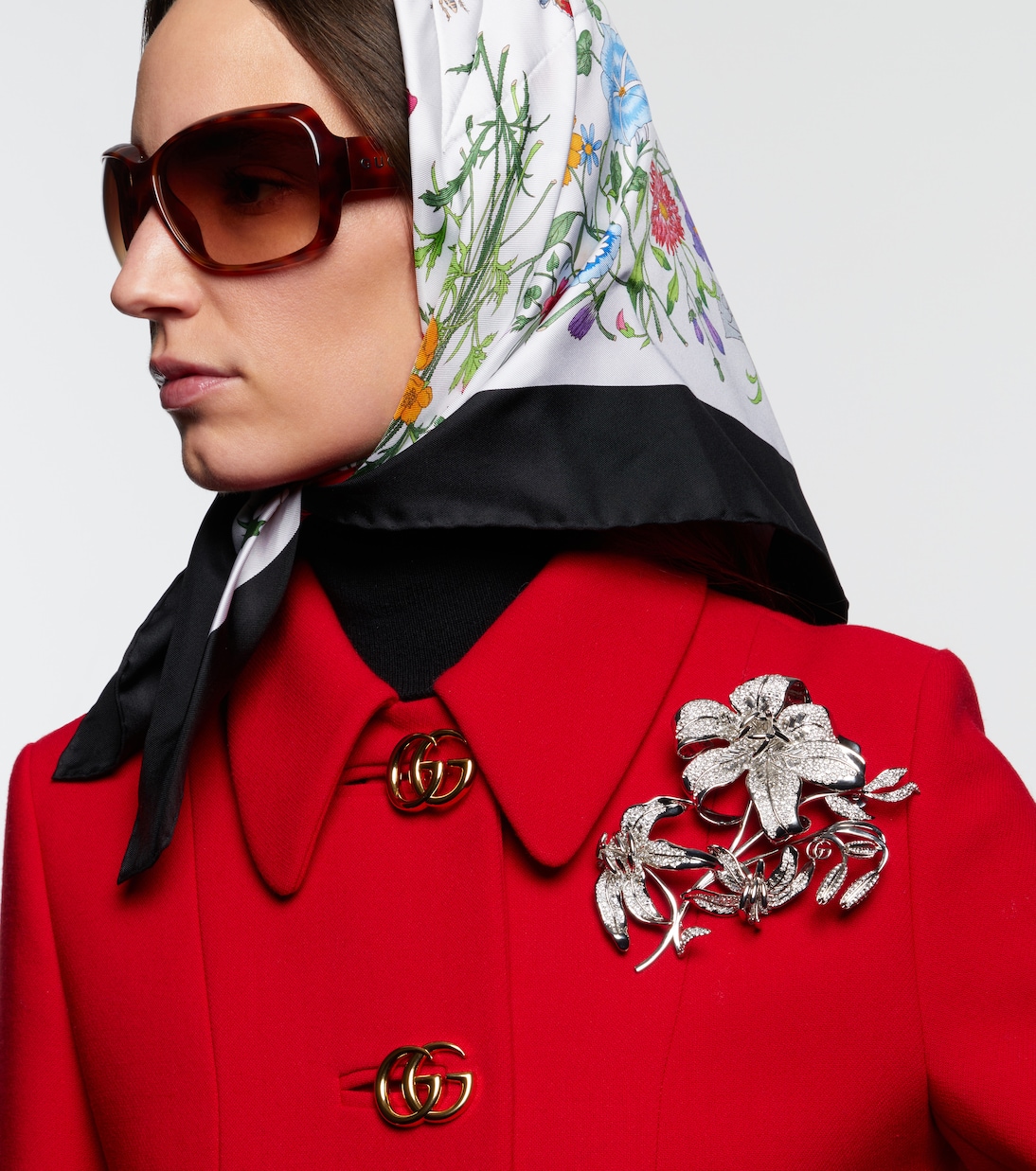 نظارات شمسية مربعة Gucci Script | Gucci