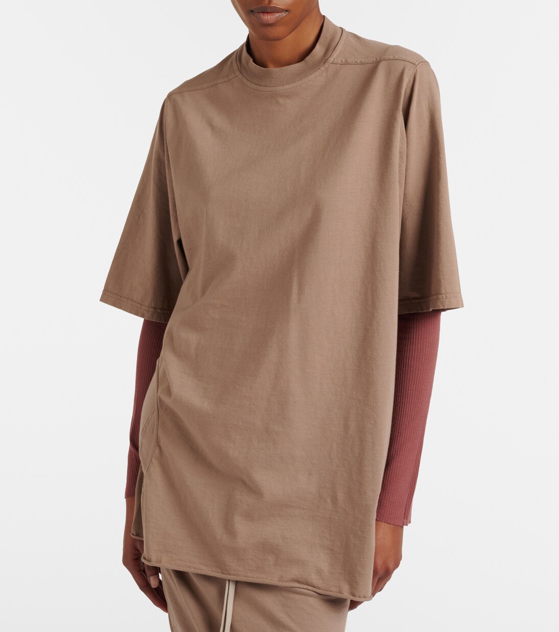 Oversized cotton jersey T-shirt | Rick Owens