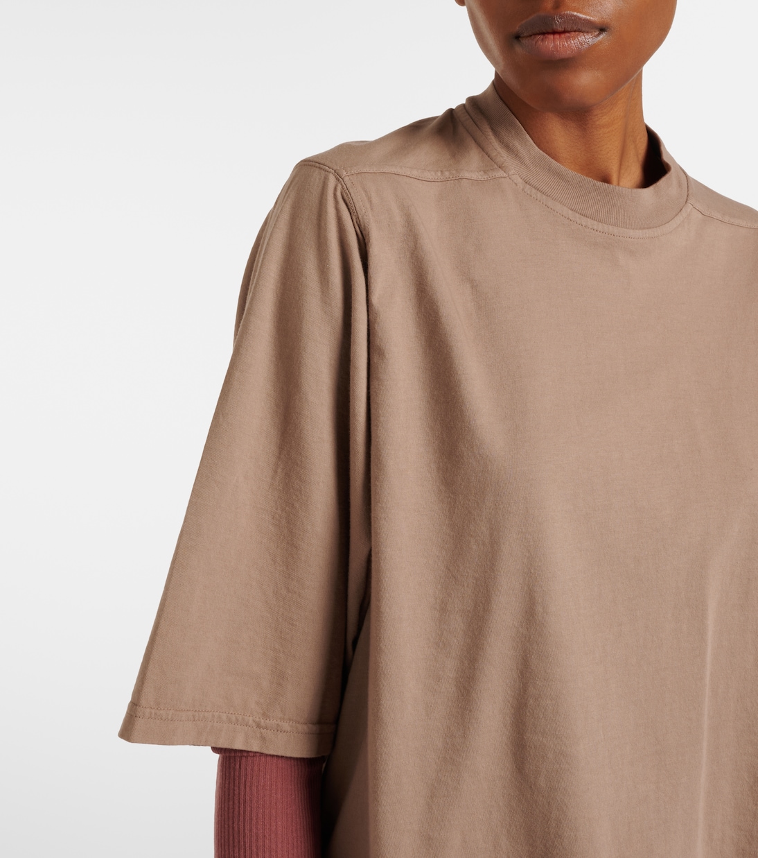 Oversized cotton jersey T-shirt | Rick Owens