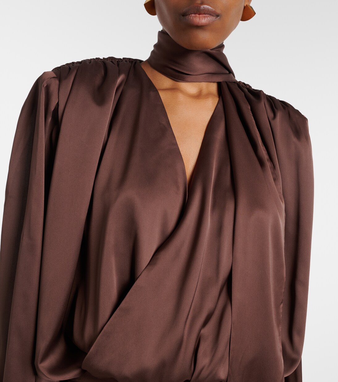 Minikleid aus Crêpe de Chine | Rotate