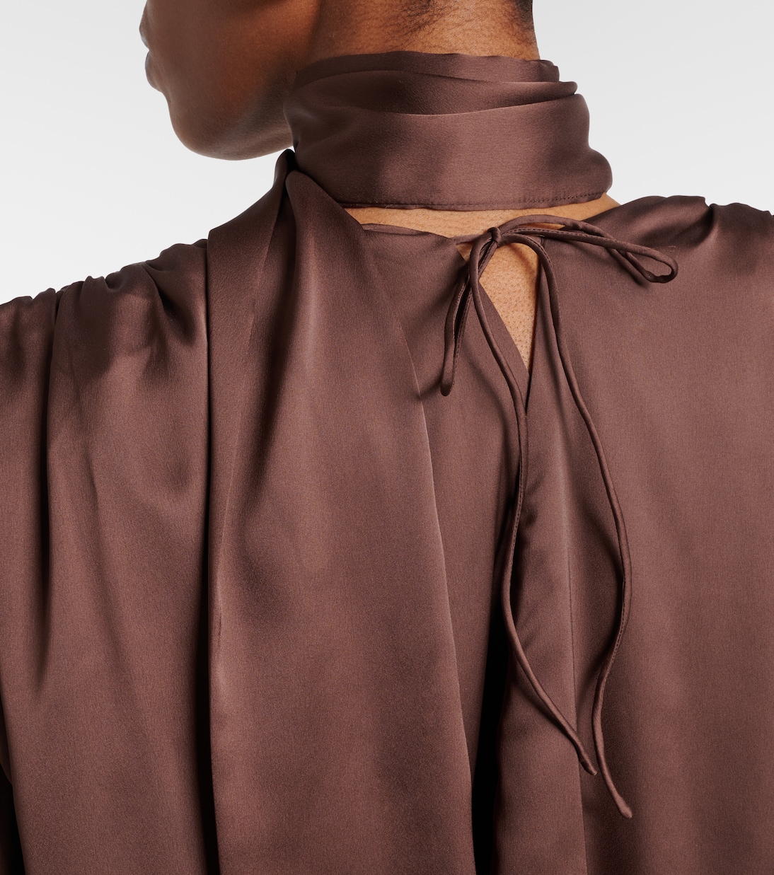 Minikleid aus Crêpe de Chine | Rotate