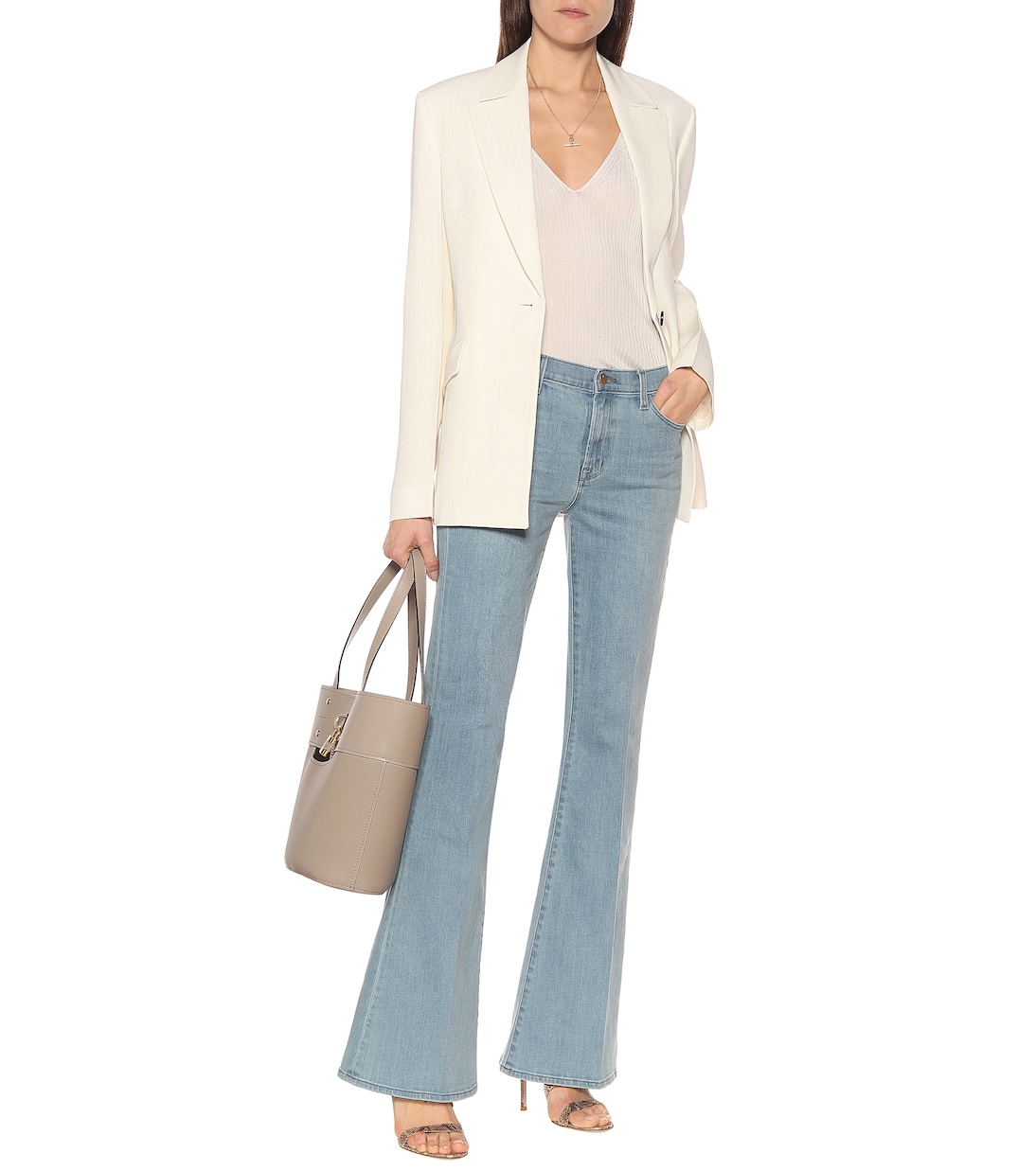 Valentina high-rise flared jeans | J Brand