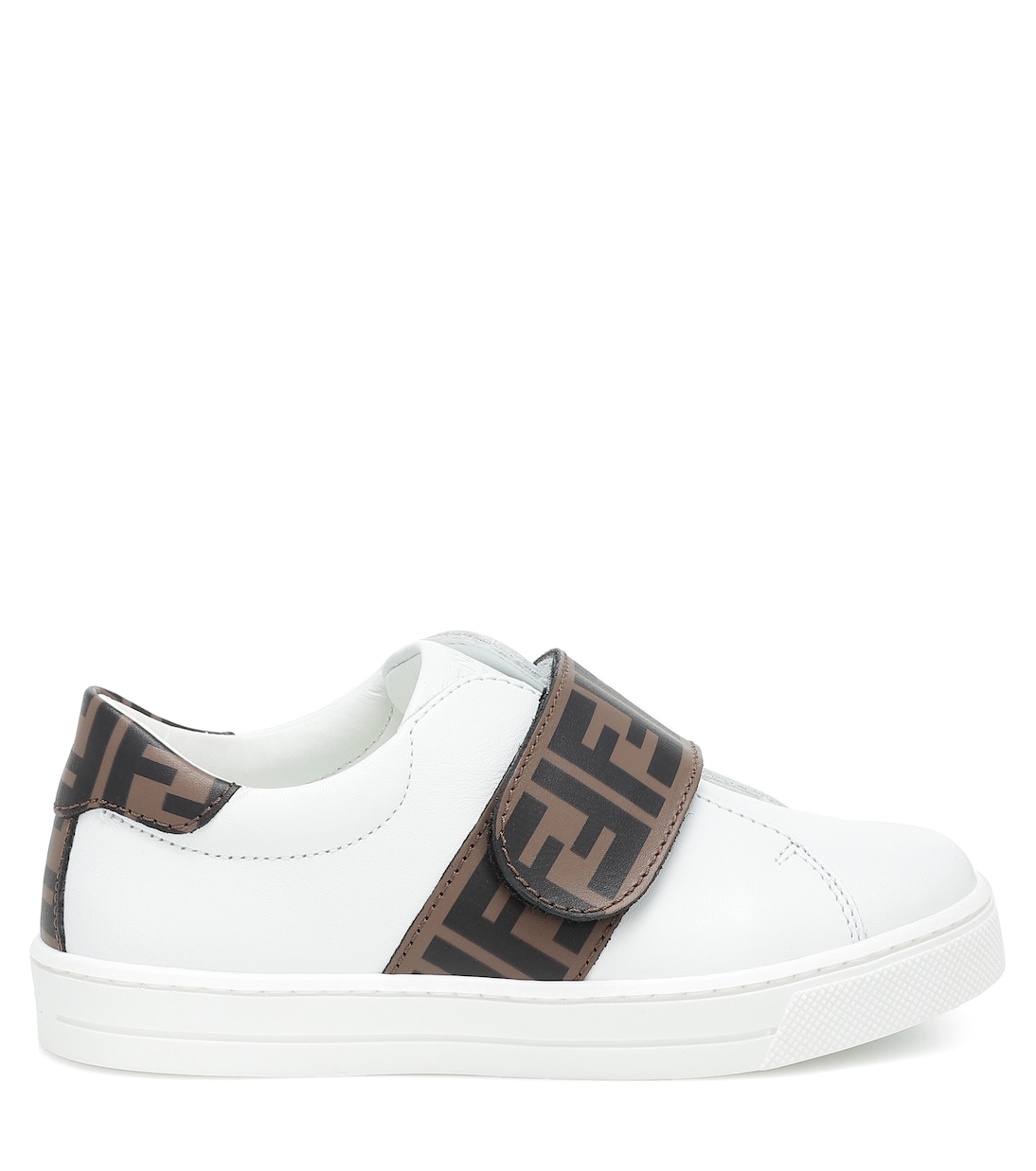 Sneakers in pelle con logo | Fendi Kids