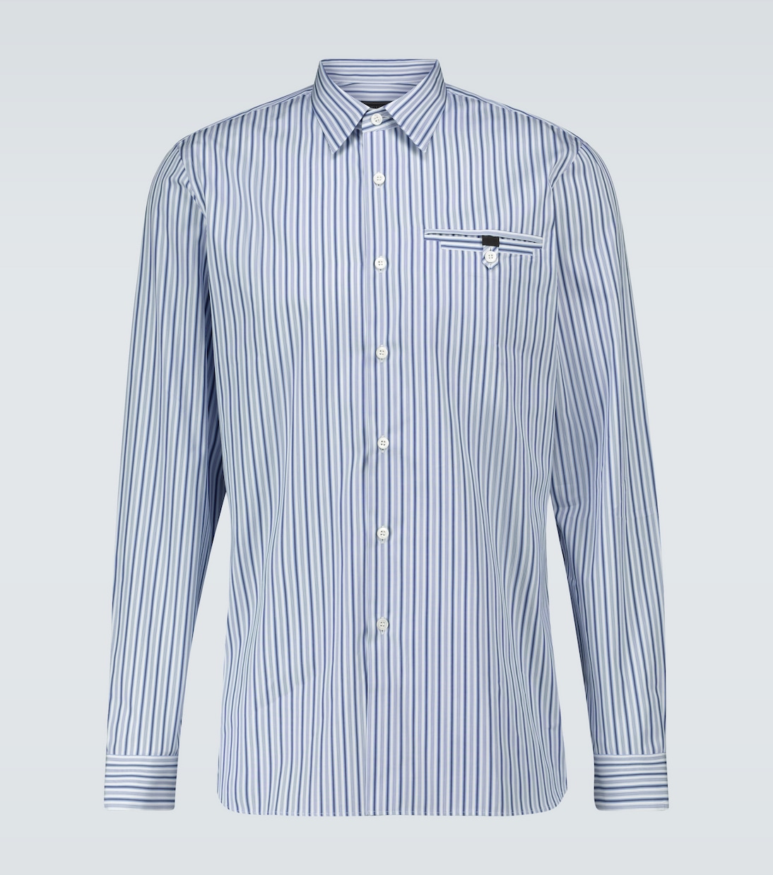 Camicia a righe in cotone | Prada