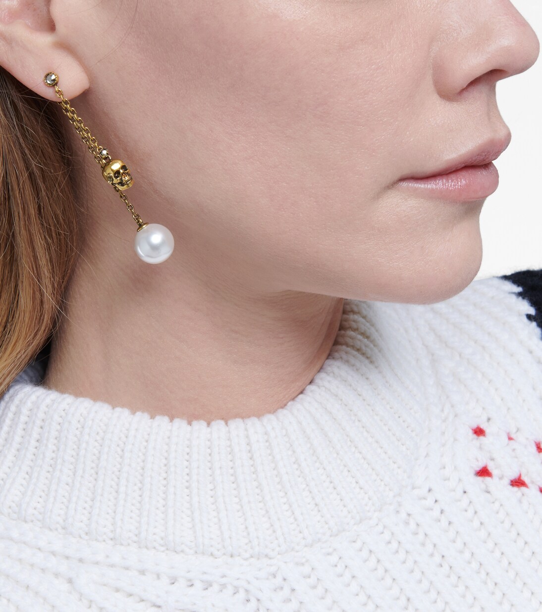 Boucles d'oreilles à perles fantaisie | McQueen