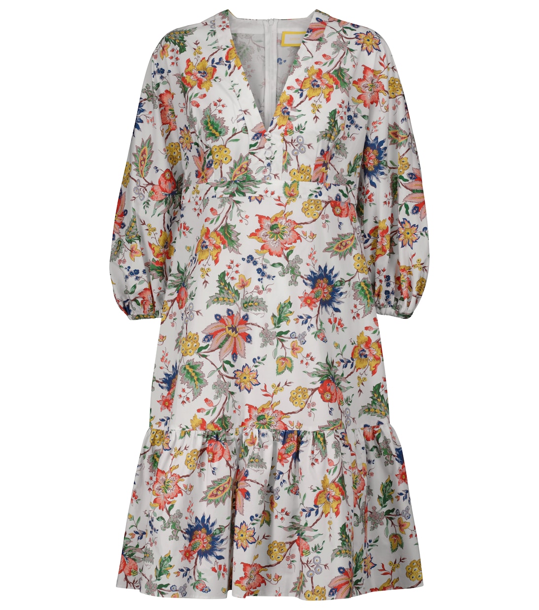 Vacation Formentera floral cotton midi dress | Erdem
