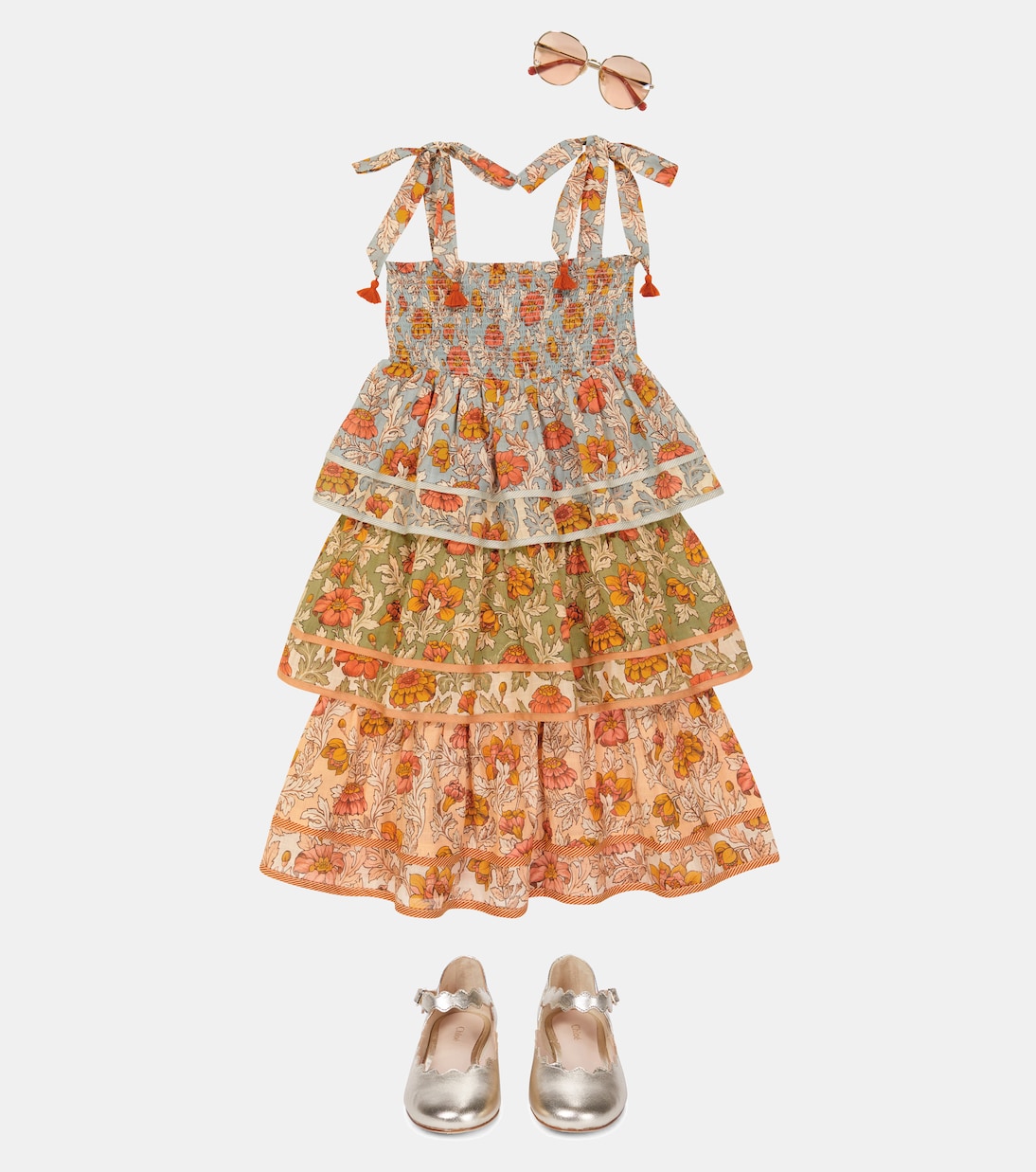 Kleid Andie aus Baumwolle | Zimmermann Kids